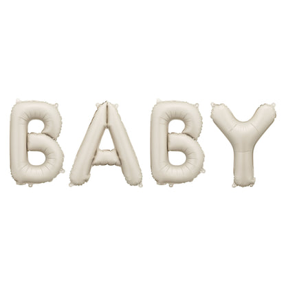 Beige Baby Foil Balloon