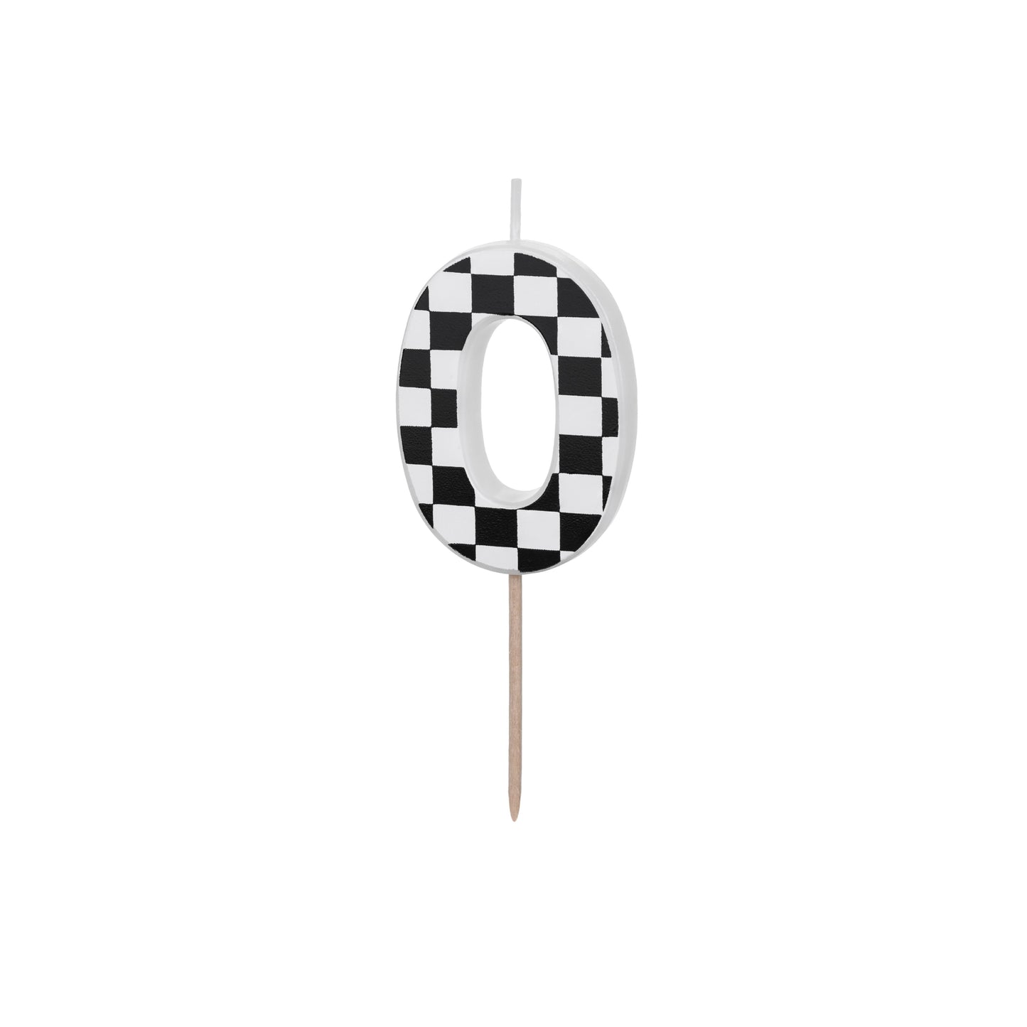 birthday-candle-0-checkered-flag-pattern
