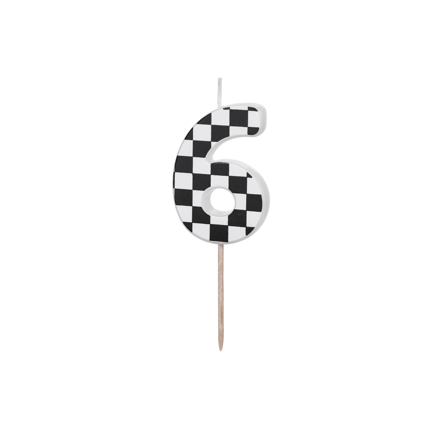 birthday-candle-6-checkered-flag-pattern-1