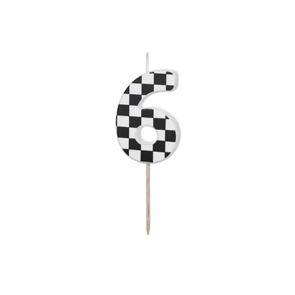 birthday-candle-6-checkered-flag-pattern-1
