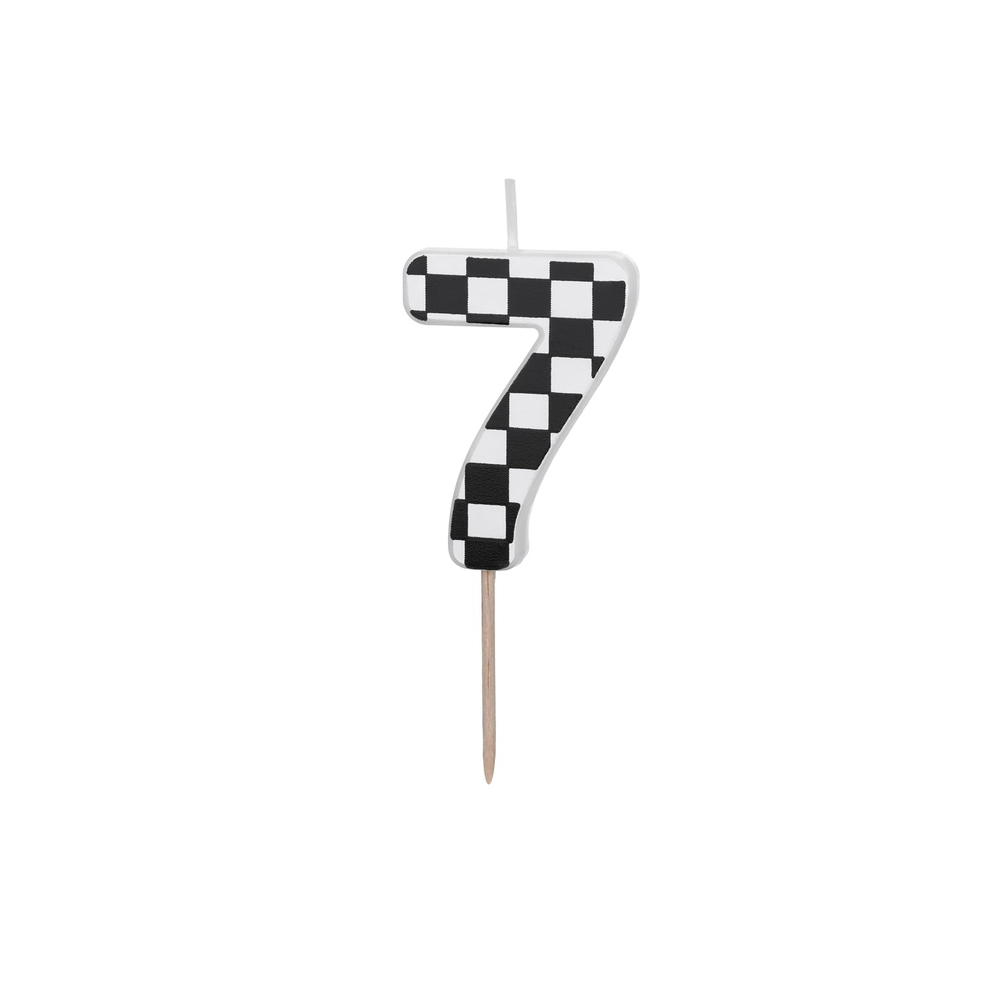 birthday-candle-7-checkered-flag-pattern-2