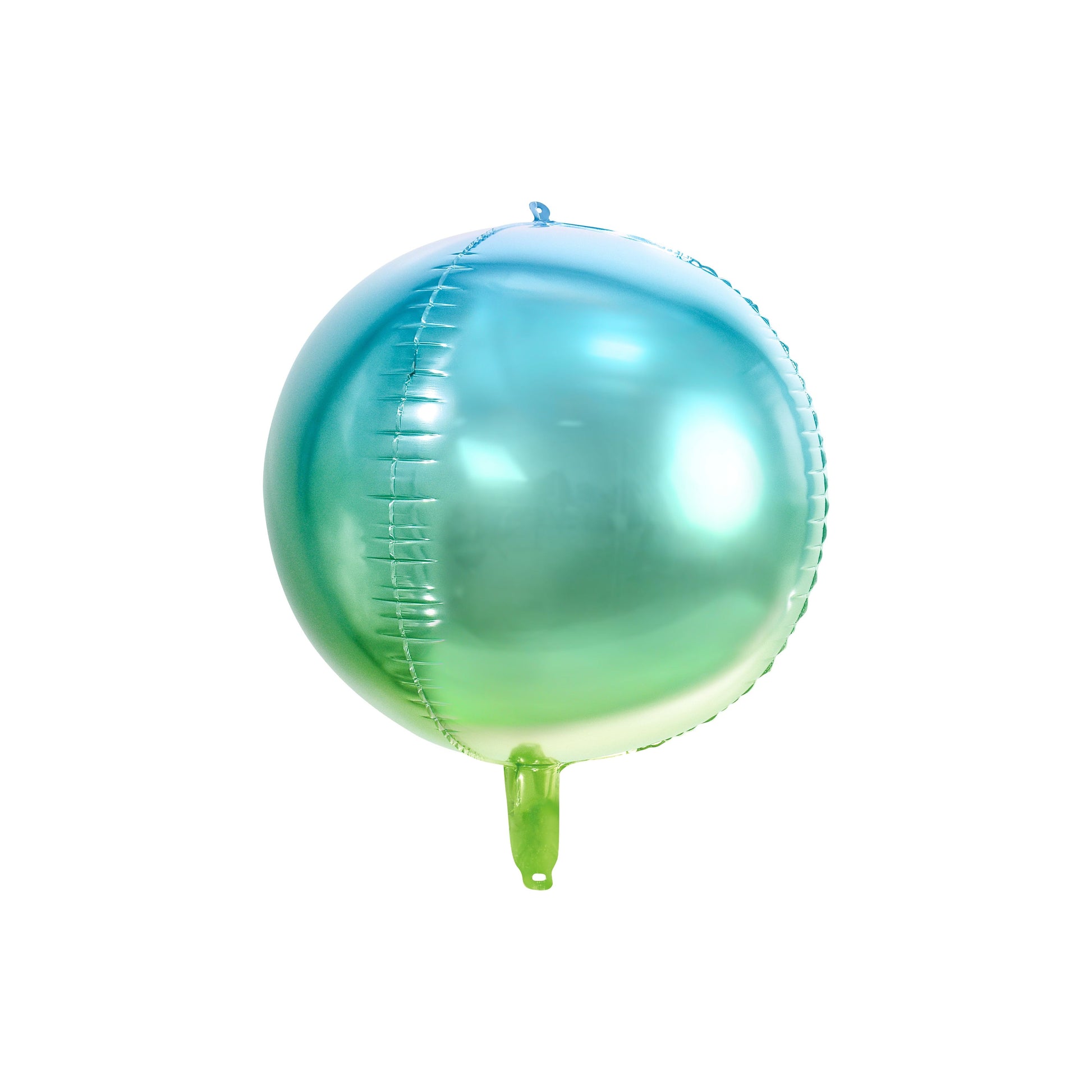 Blue & Green Foil Orbz Balloon