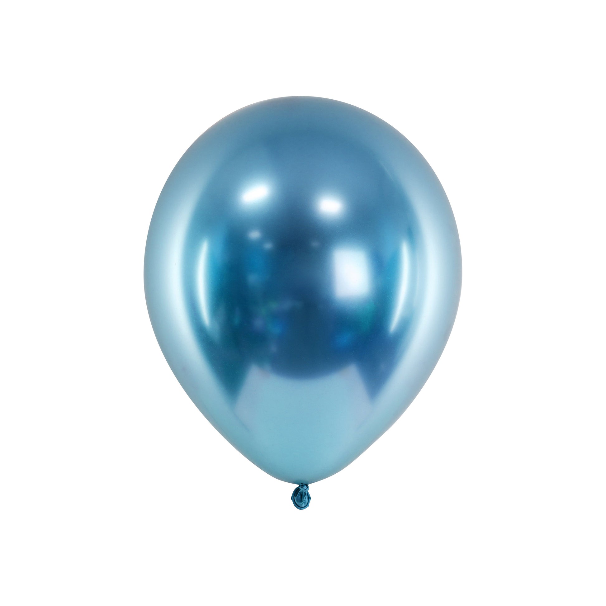 Blue glossy balloon for kids birthday party