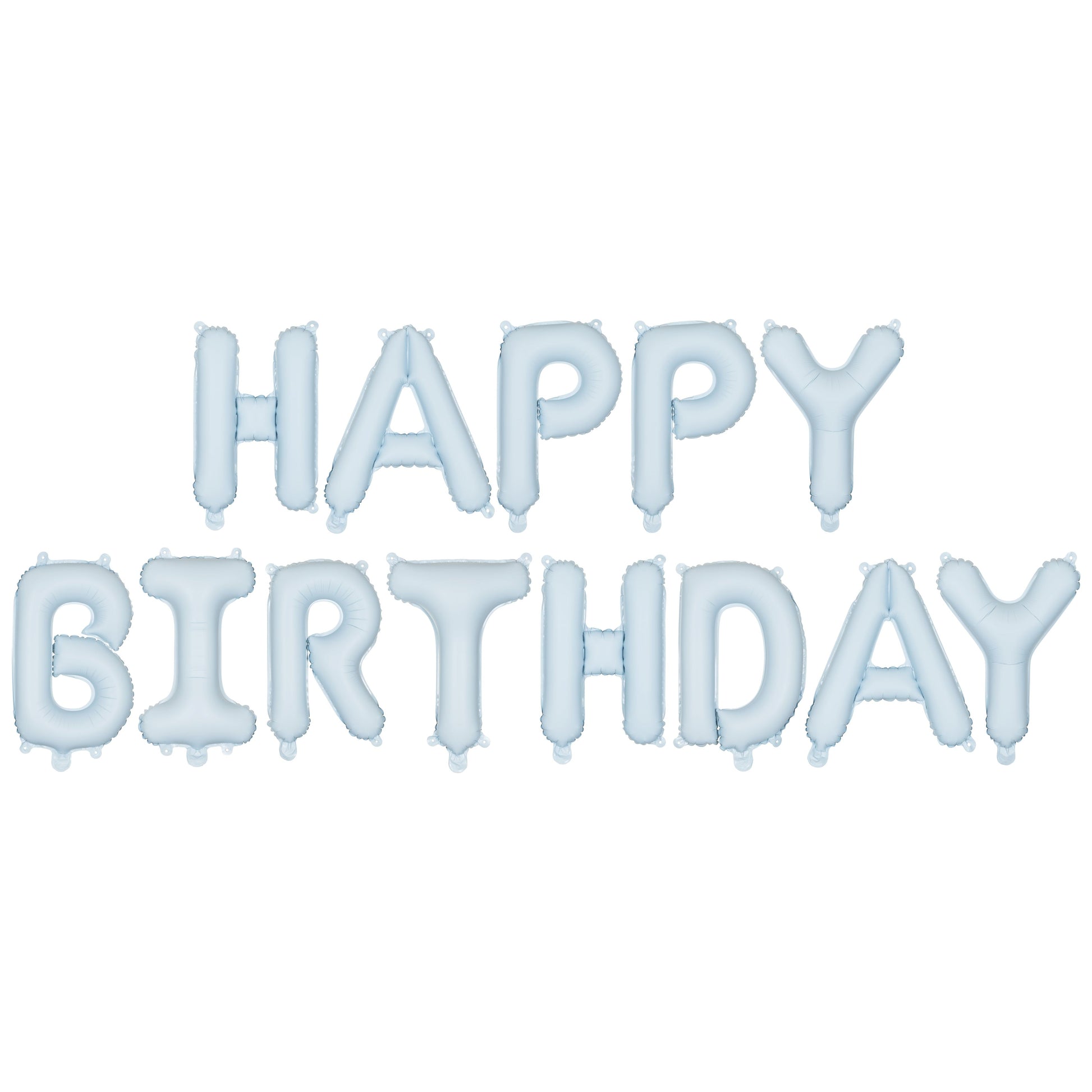 Blue Happy Birthday Foil Balloon