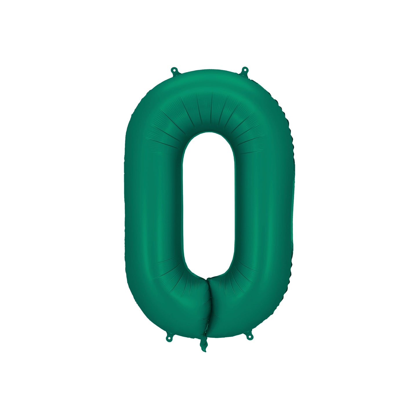 Bottle Green Number 0 Foil Balloon – Birthday Party Decoration