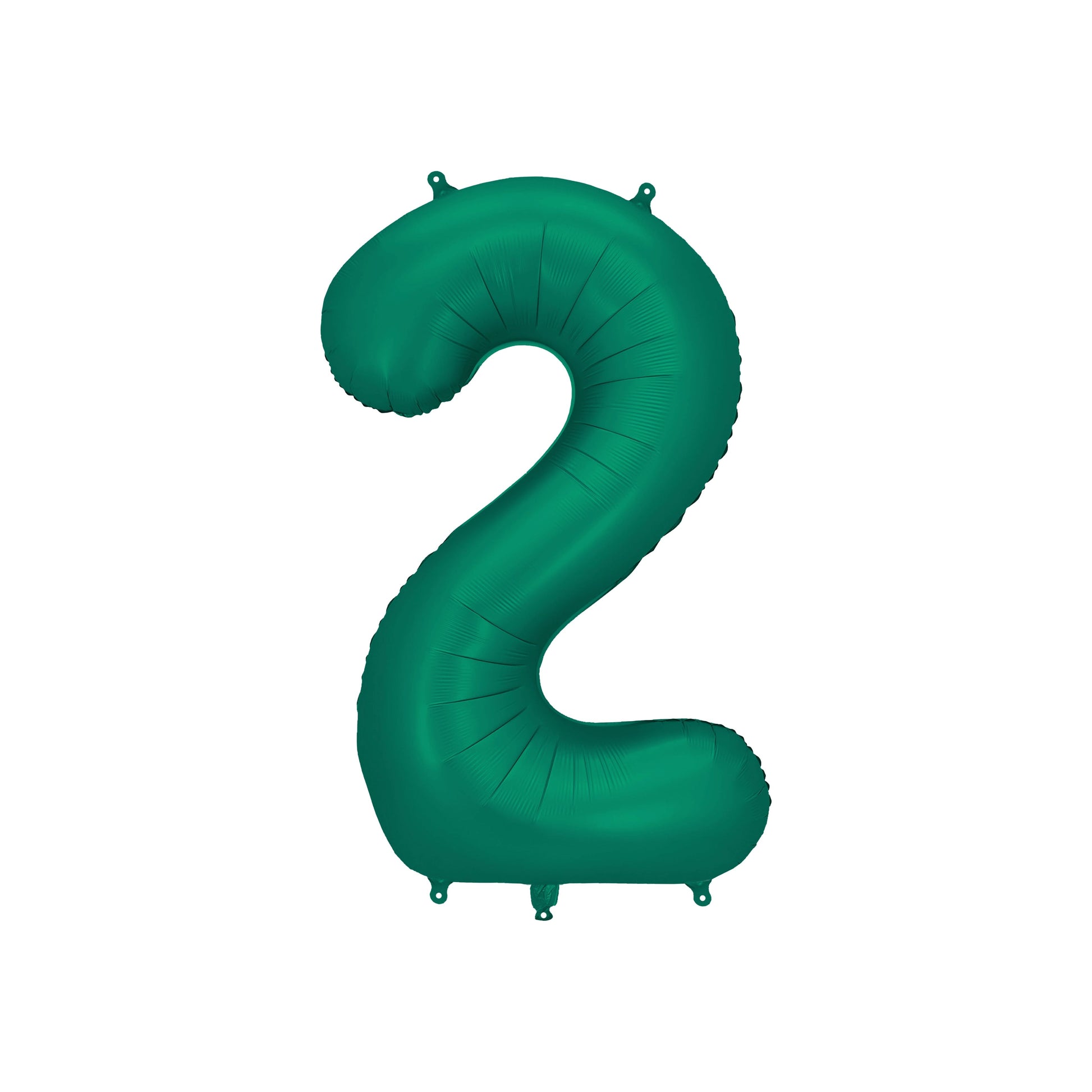 Bottle Green Number 2 Foil Balloon – Birthday Party Decoration