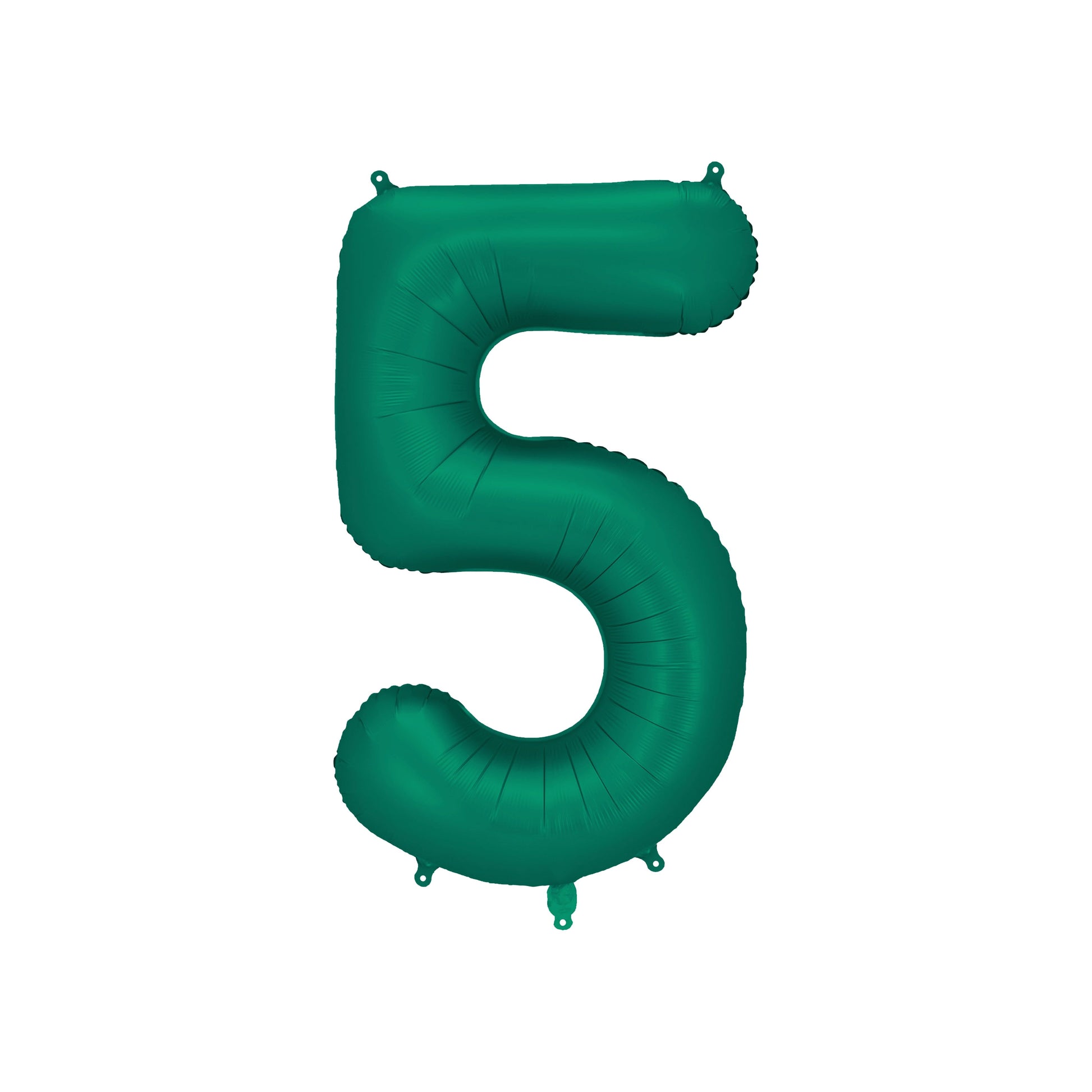 Bottle Green Number 5 Foil Balloon – Birthday Party Decoration