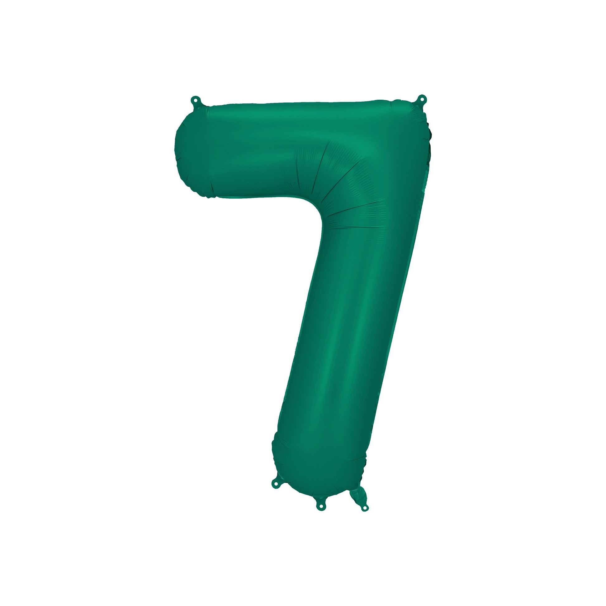 Bottle Green Number 7 Foil Balloon – Birthday Party Decoration