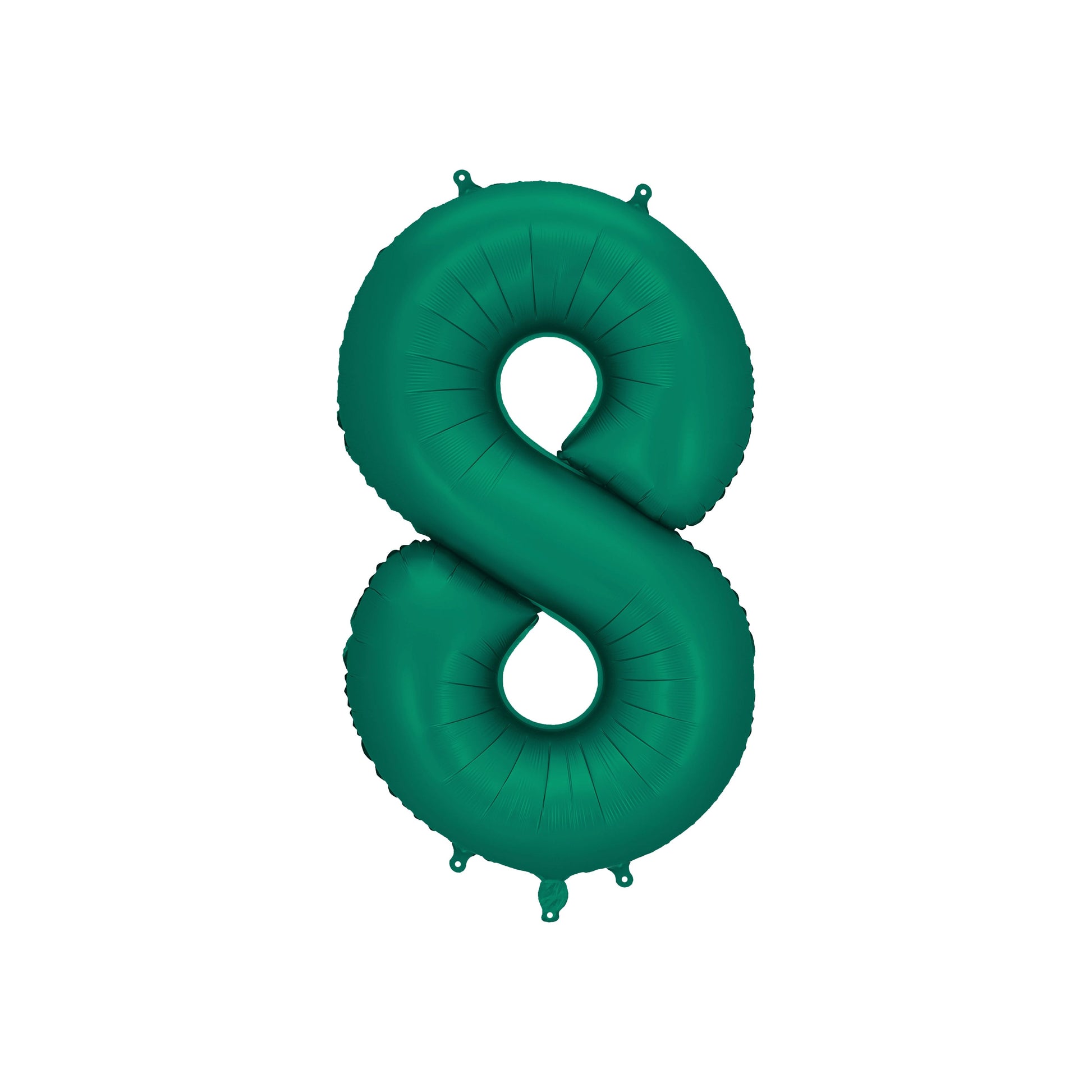 Bottle Green Number 8 Foil Balloon – Birthday Party Decoration