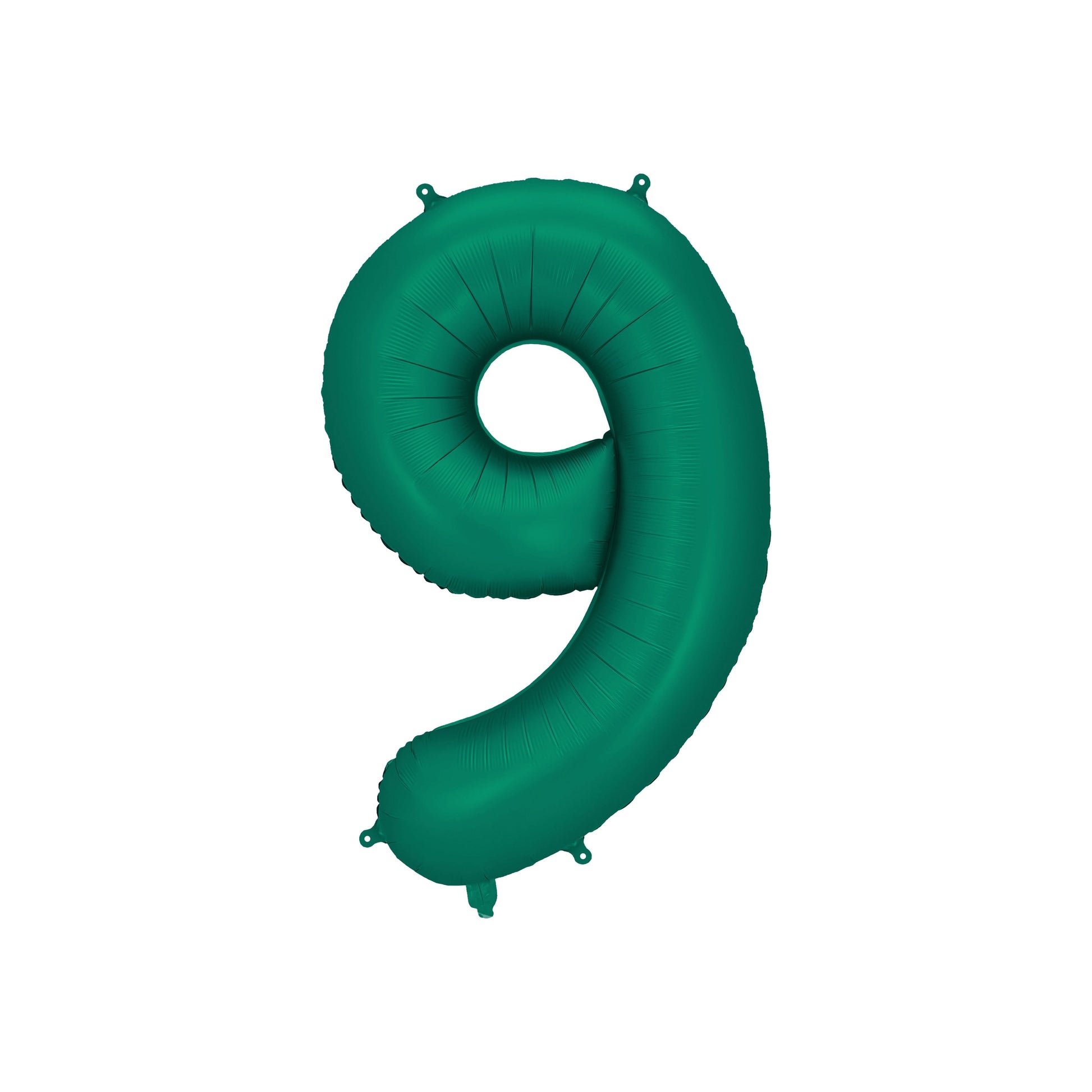 Bottle Green Number 9 Foil Balloon – Birthday Party Decoration