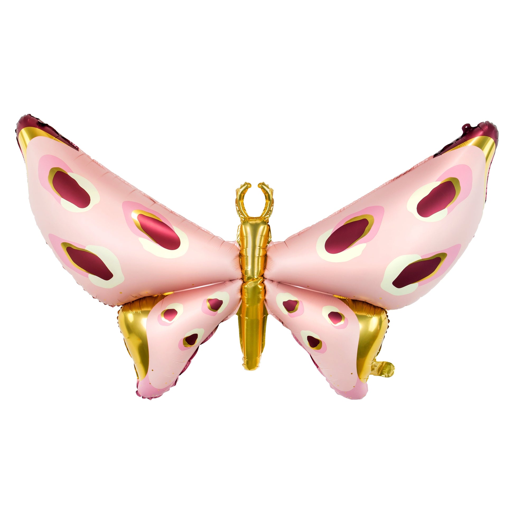 Pink butterfly foil balloon for unicorn birthday party decoration