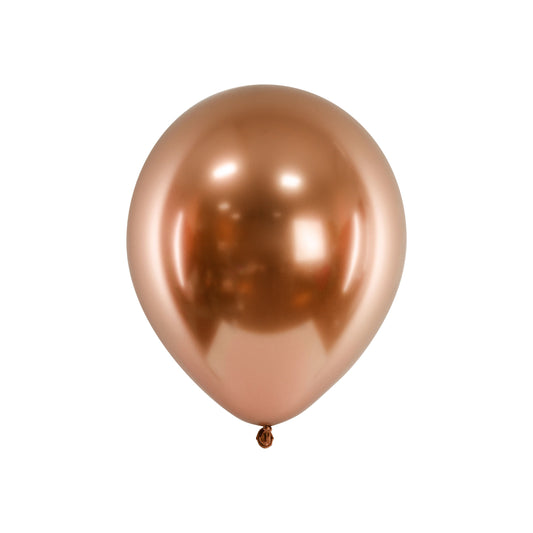 Copper glossy balloon for kids birthday party
