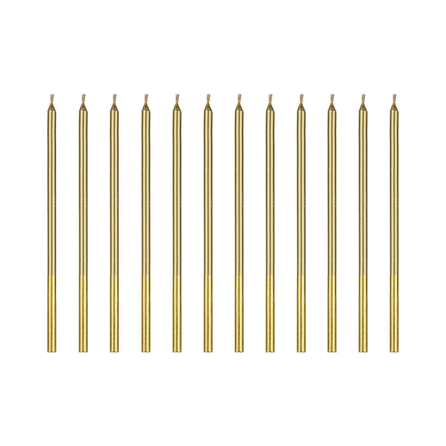 Gold Birthday Candles
