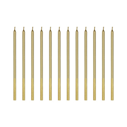 Gold Birthday Candles
