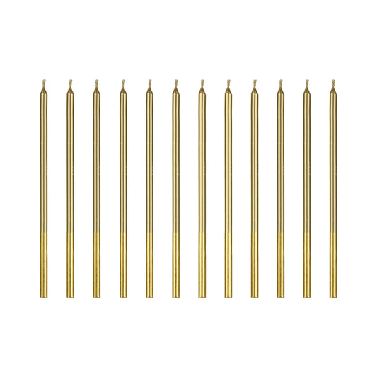 Gold Birthday Candles