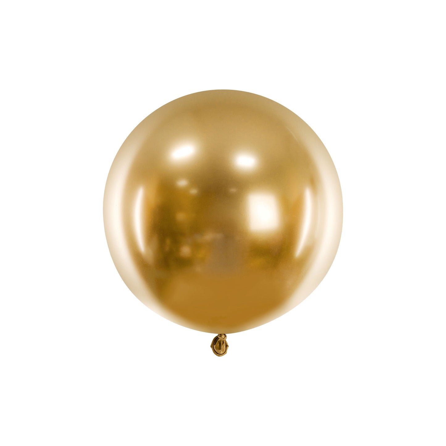 Gold Round Glossy Balloon