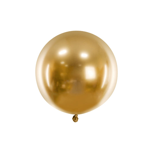 Gold Round Glossy Balloon