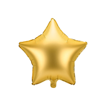 Satin Gold Star Balloon