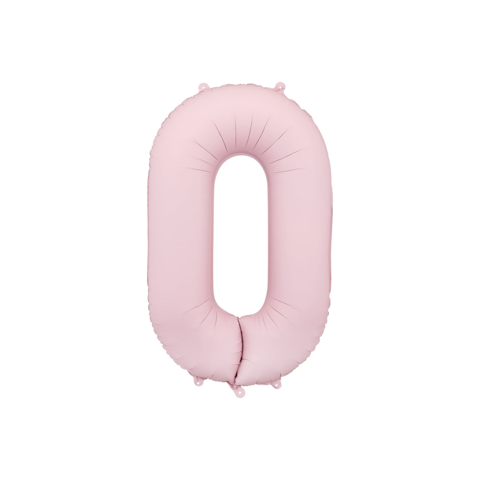 Light Pink Number 0 Foil Balloon – Birthday Party Decoration