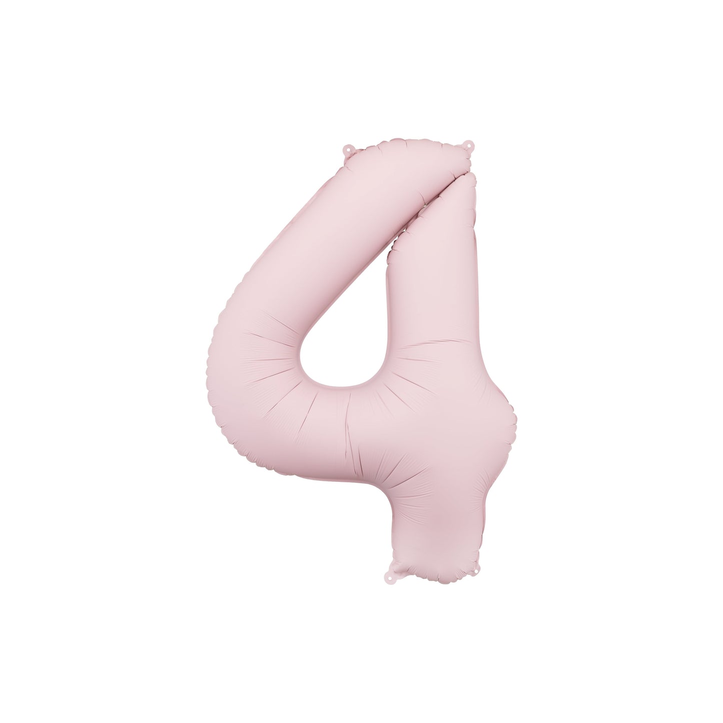 Light Pink Number 4 Foil Balloon – Birthday Party Decoration