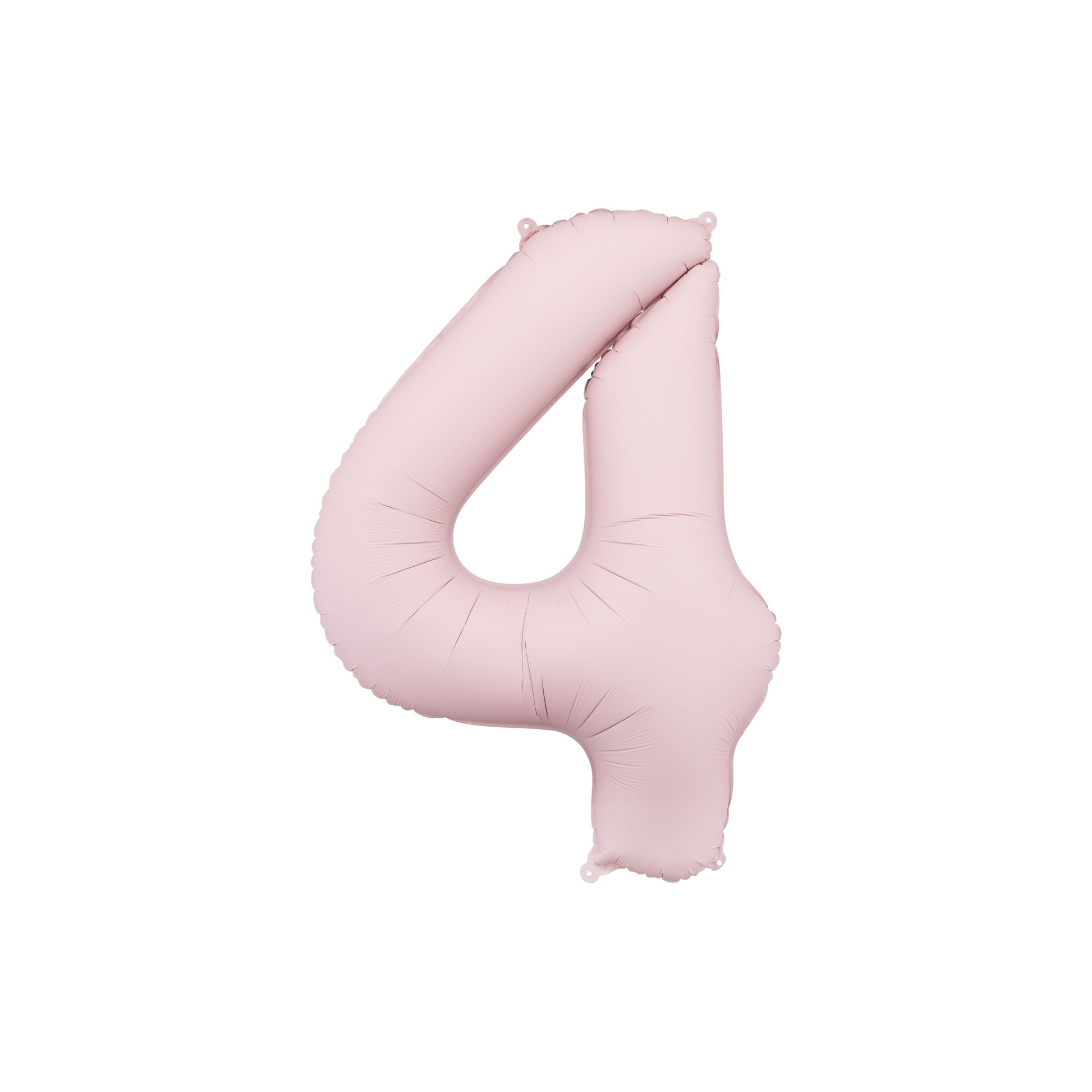 Light Pink Number 4 Foil Balloon – Birthday Party Decoration
