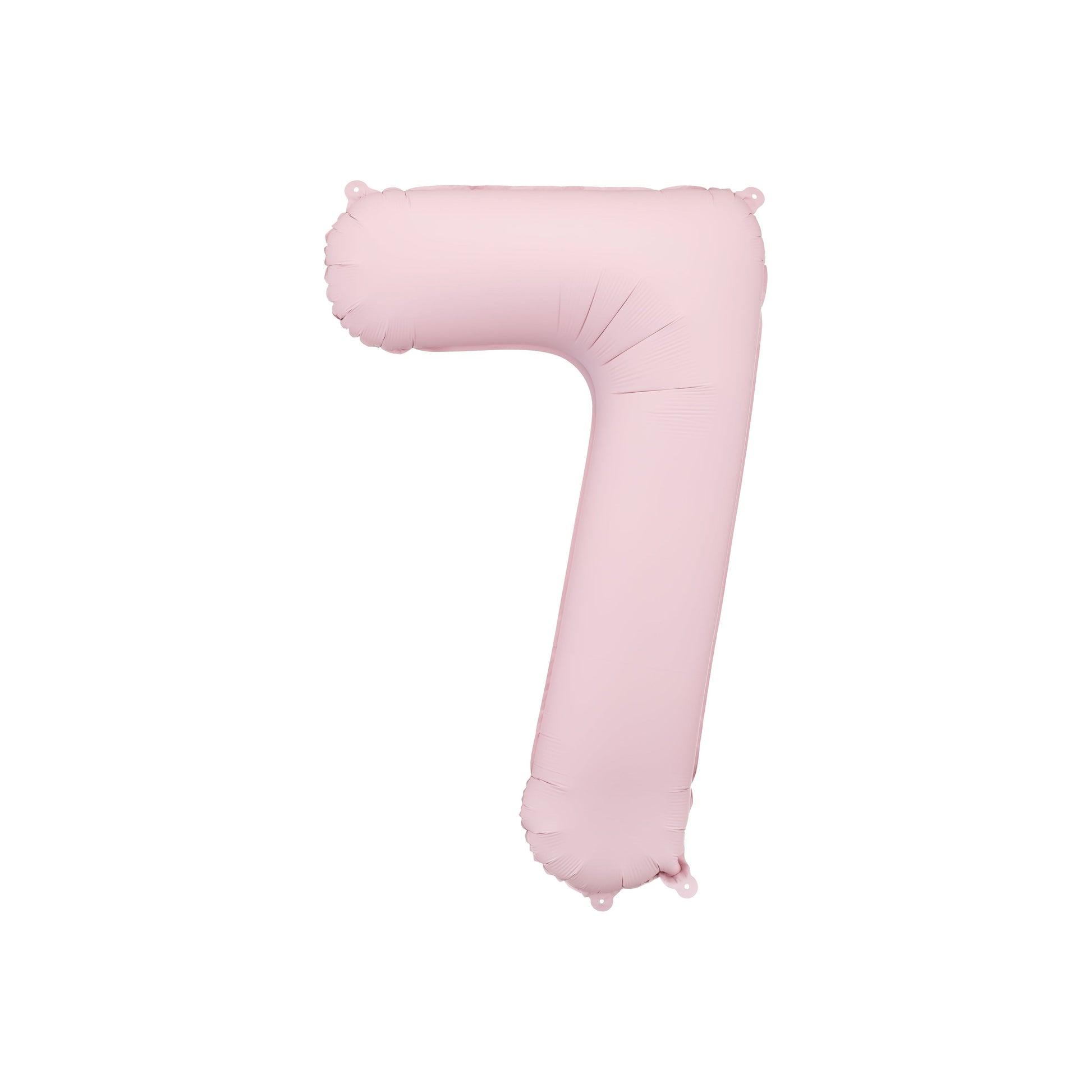 Light Pink Number 7 Foil Balloon – Birthday Party Decoration