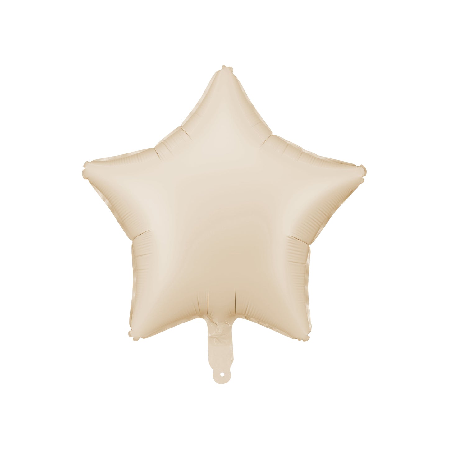 Matte Beige Star Balloon