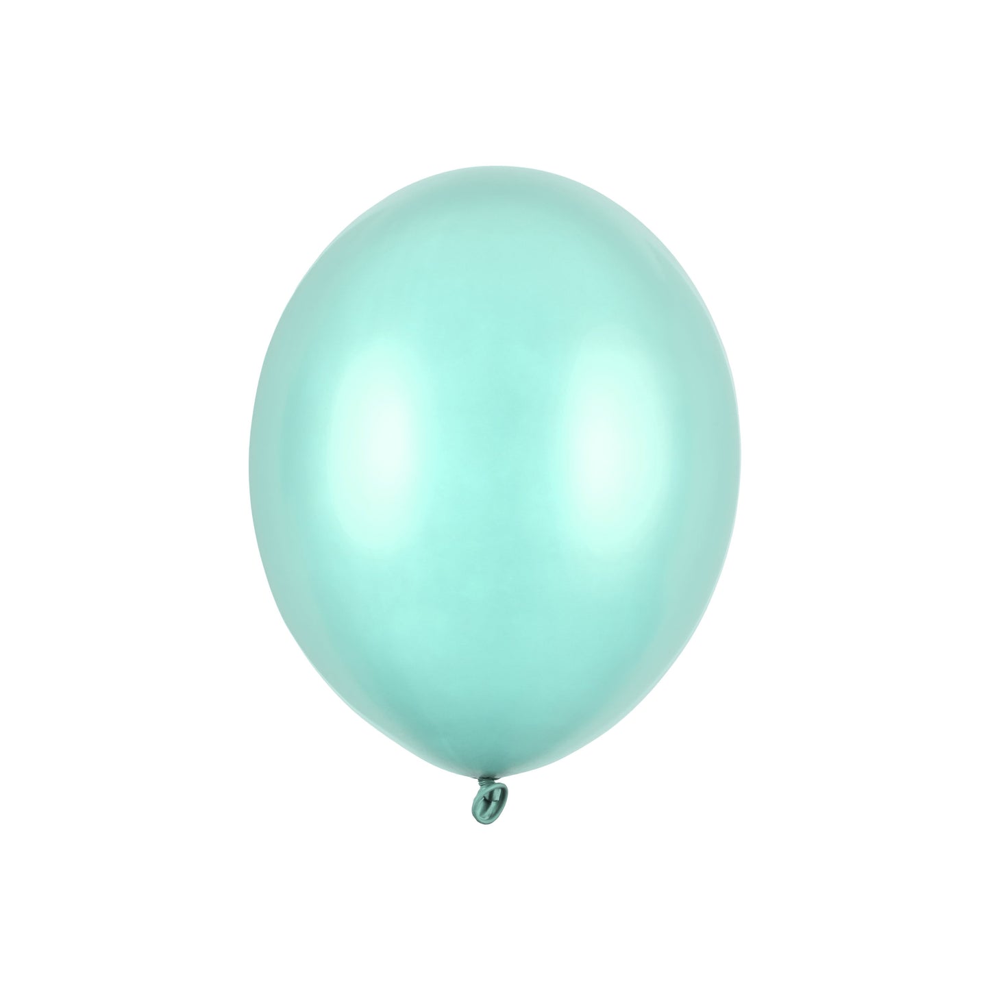 Mint green metallic balloon 30 cm – pastel latex party balloon for baby showers, birthdays and elegant decorations