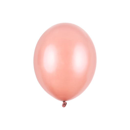 Rose gold metallic balloon 30 cm – trendy balloon decor for modern birthday and baby shower themes