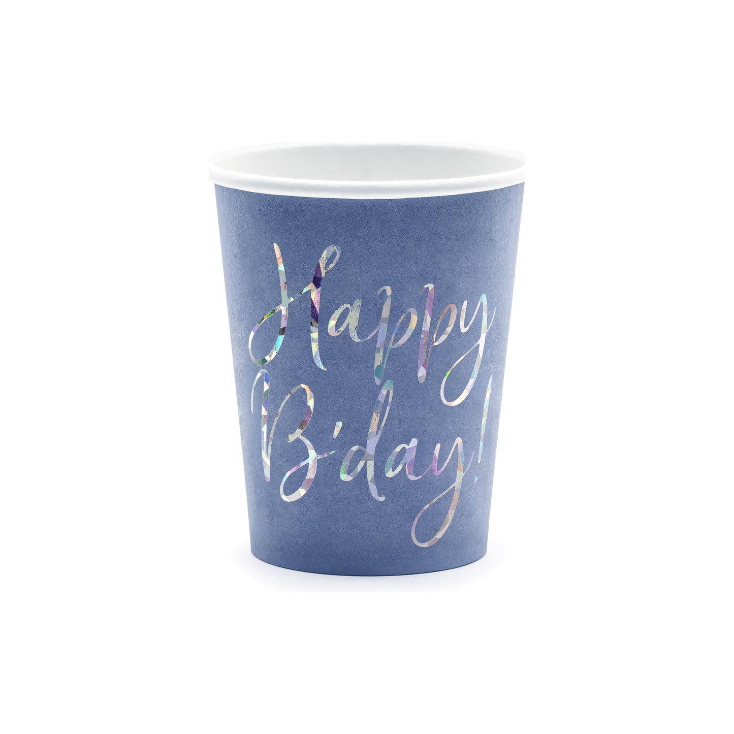 Navy Blue Happy Birthday Paper Cups