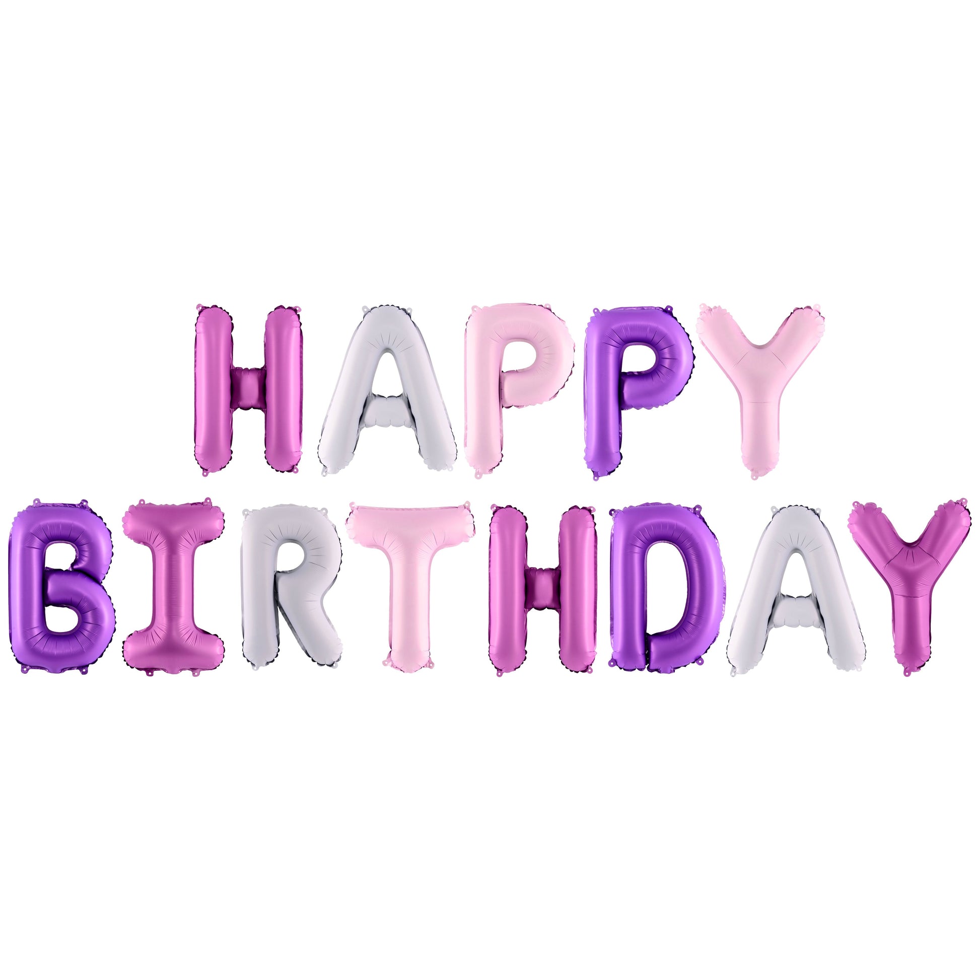Pastel Colors Happy Birthday Foil Balloon