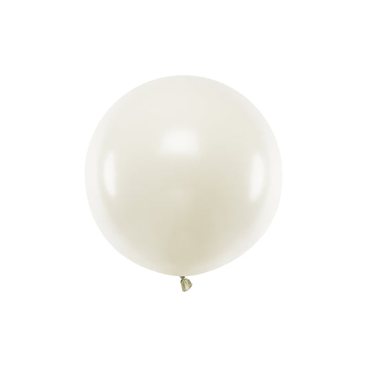 Pastel Light Cream Round Balloon