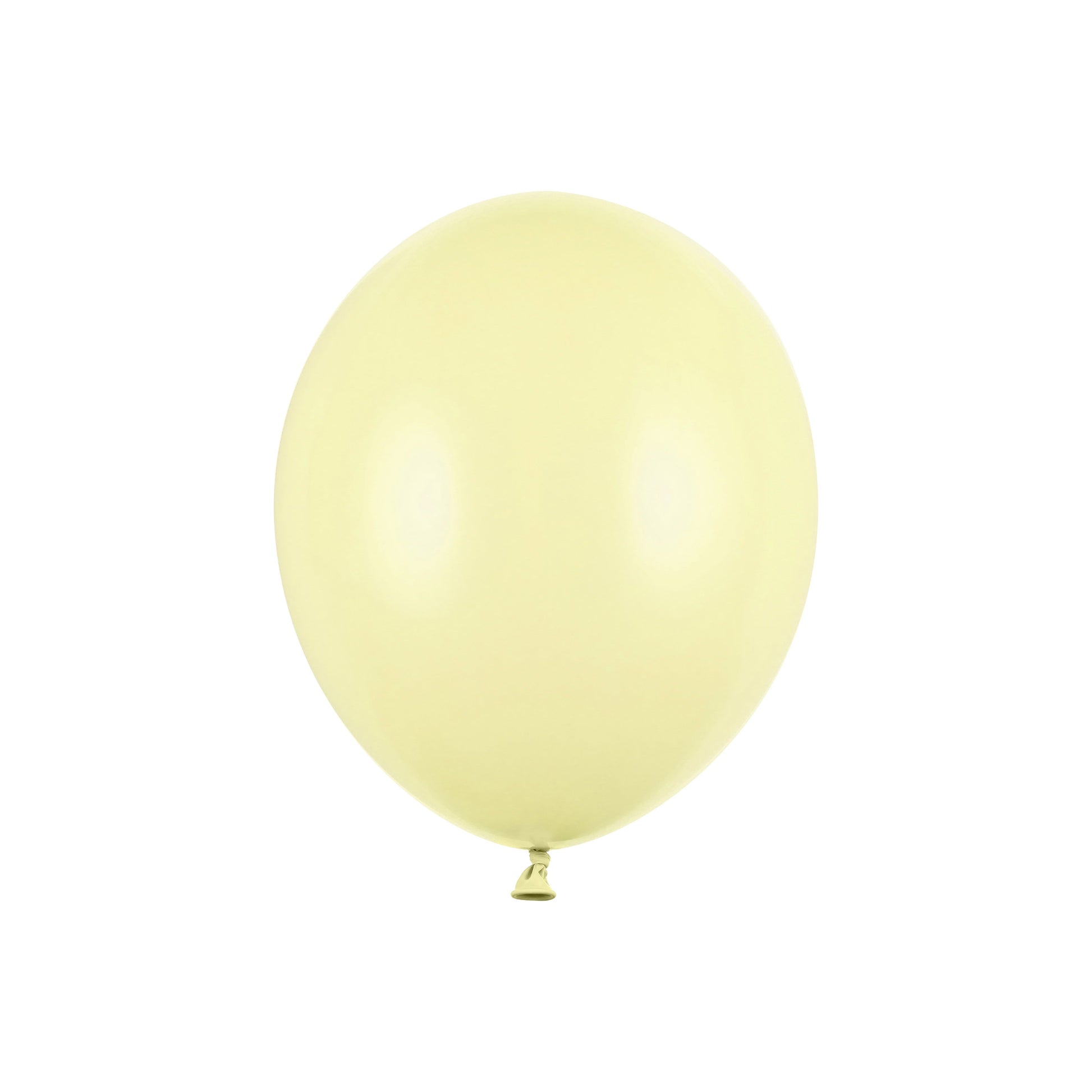 Pastel light yellow balloon for kids birthday party