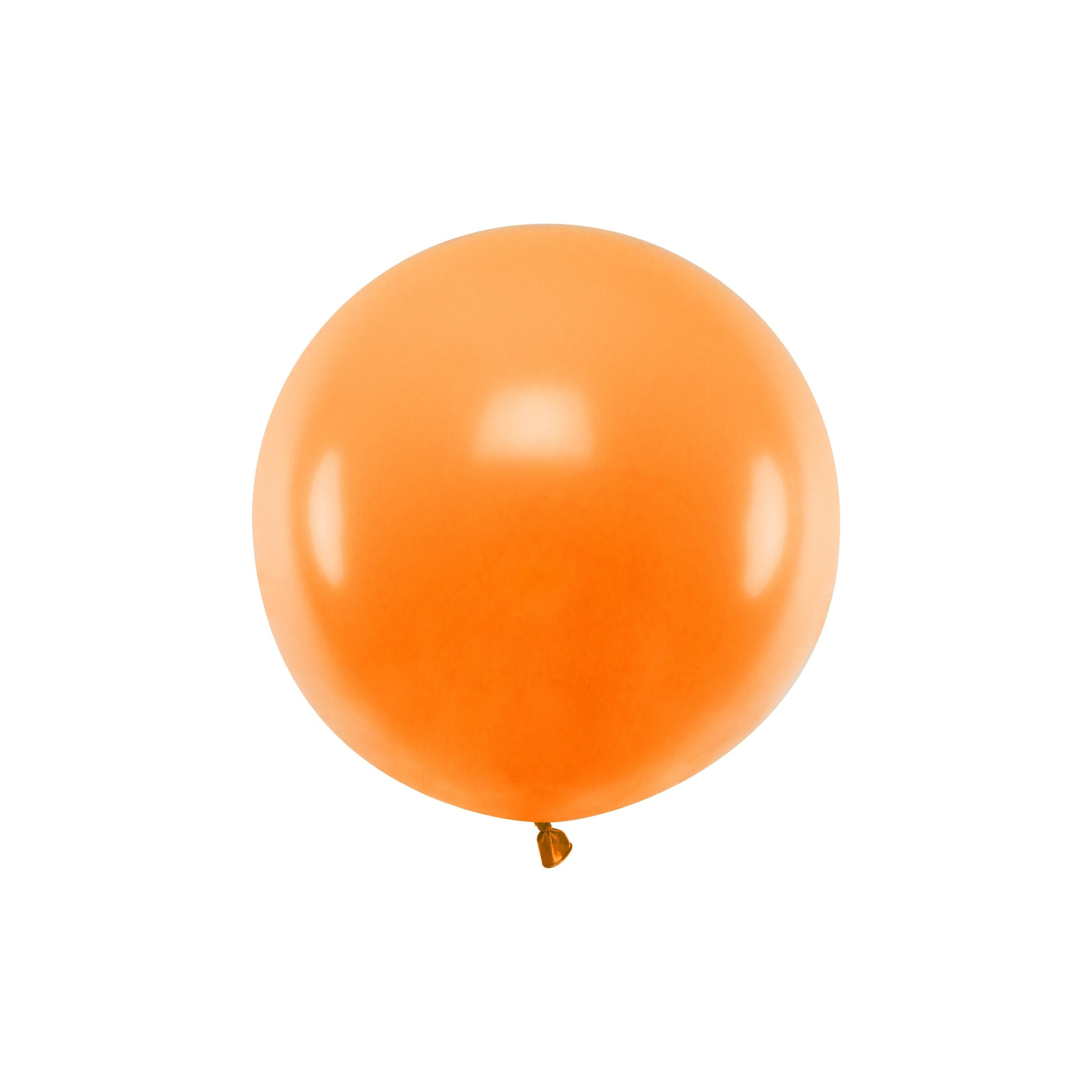 Pastel Mandarin Orange Round Balloon