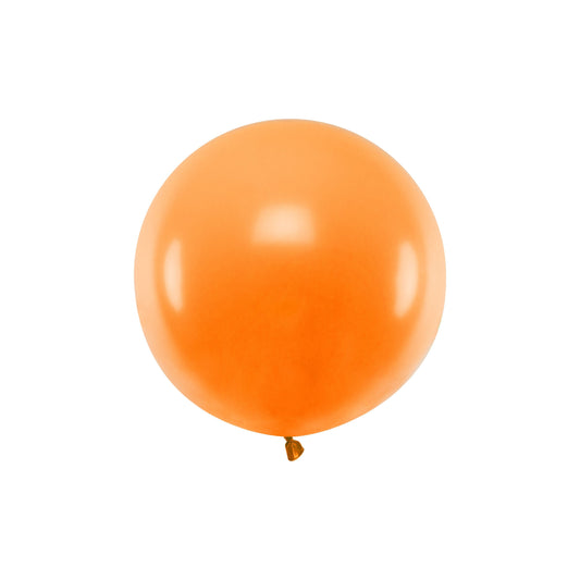 Pastel Mandarin Orange Round Balloon