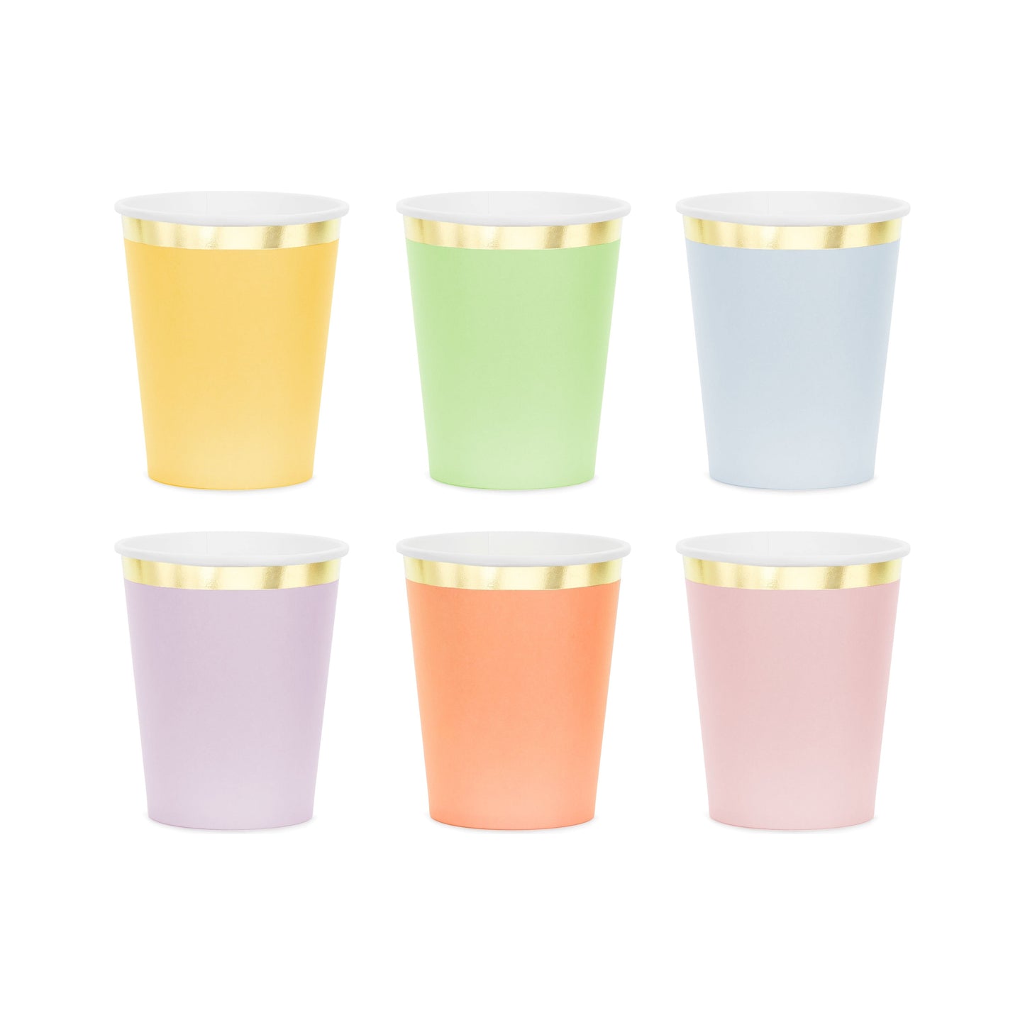 Pastel Paper Cups