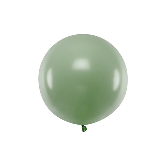 Pastel Rosemary Green Round Balloon