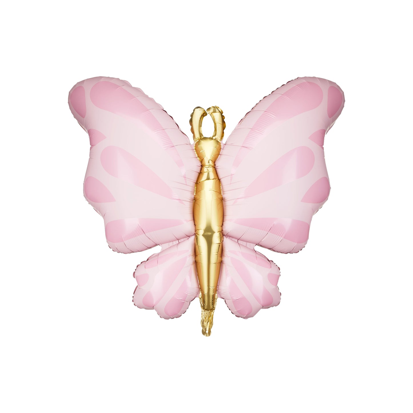 Pink butterfly foil balloon for unicorn birthday party decoration