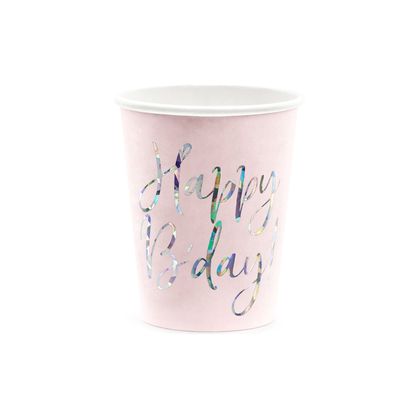 Pink Happy Birthday Paper Cups