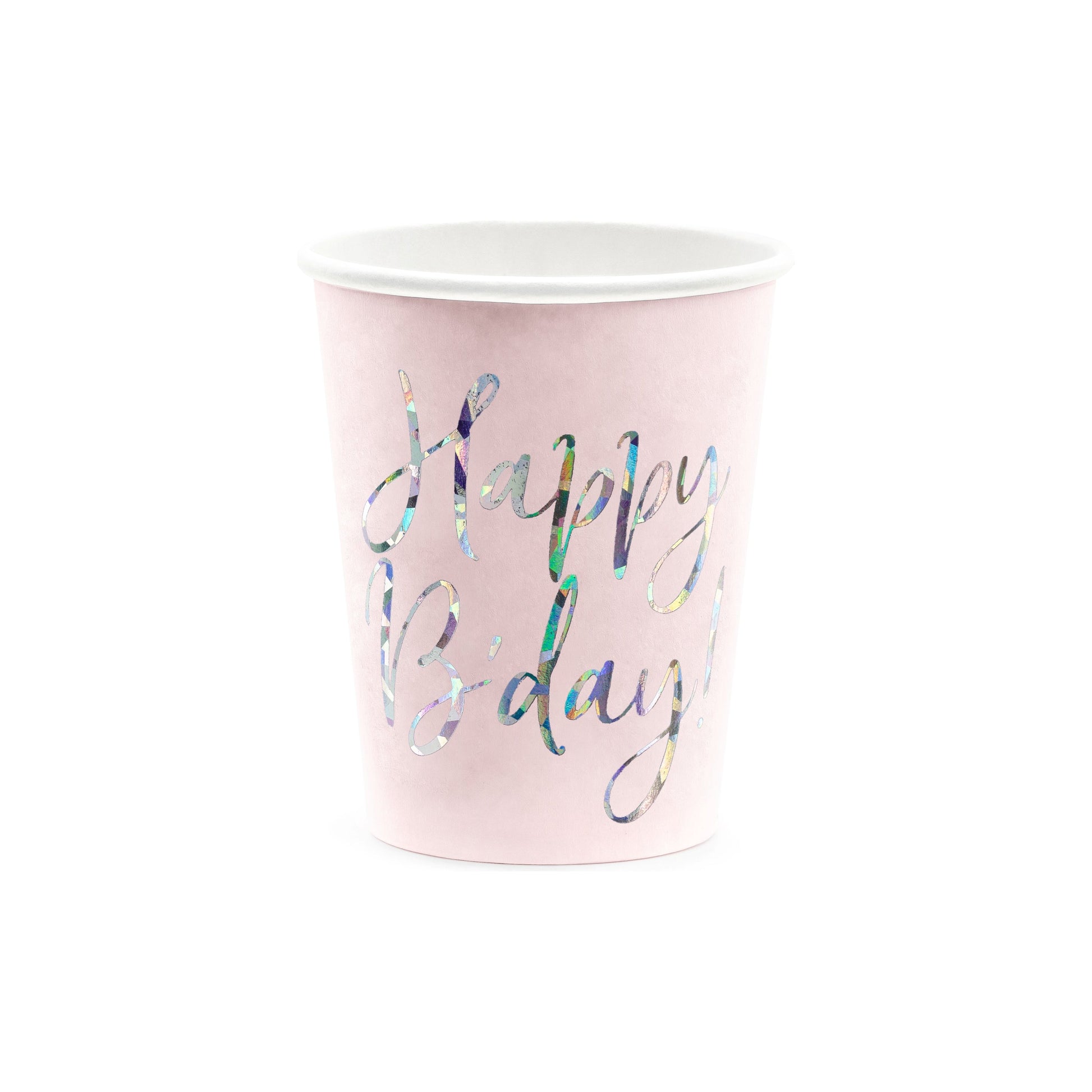 Pink Happy Birthday Paper Cups