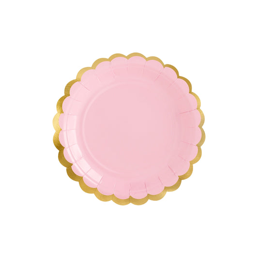 Pink Paper Plates