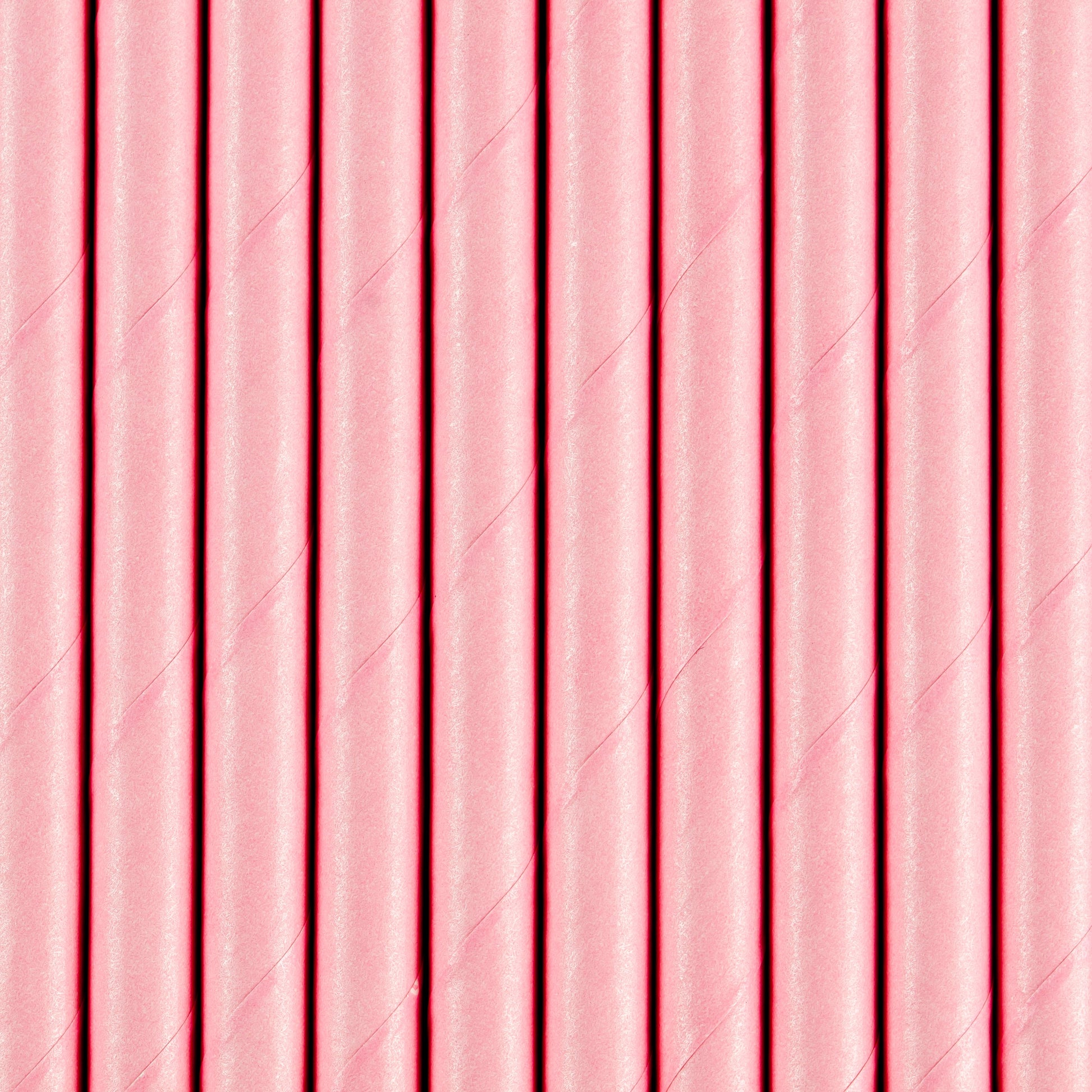 Pink Paper Straws