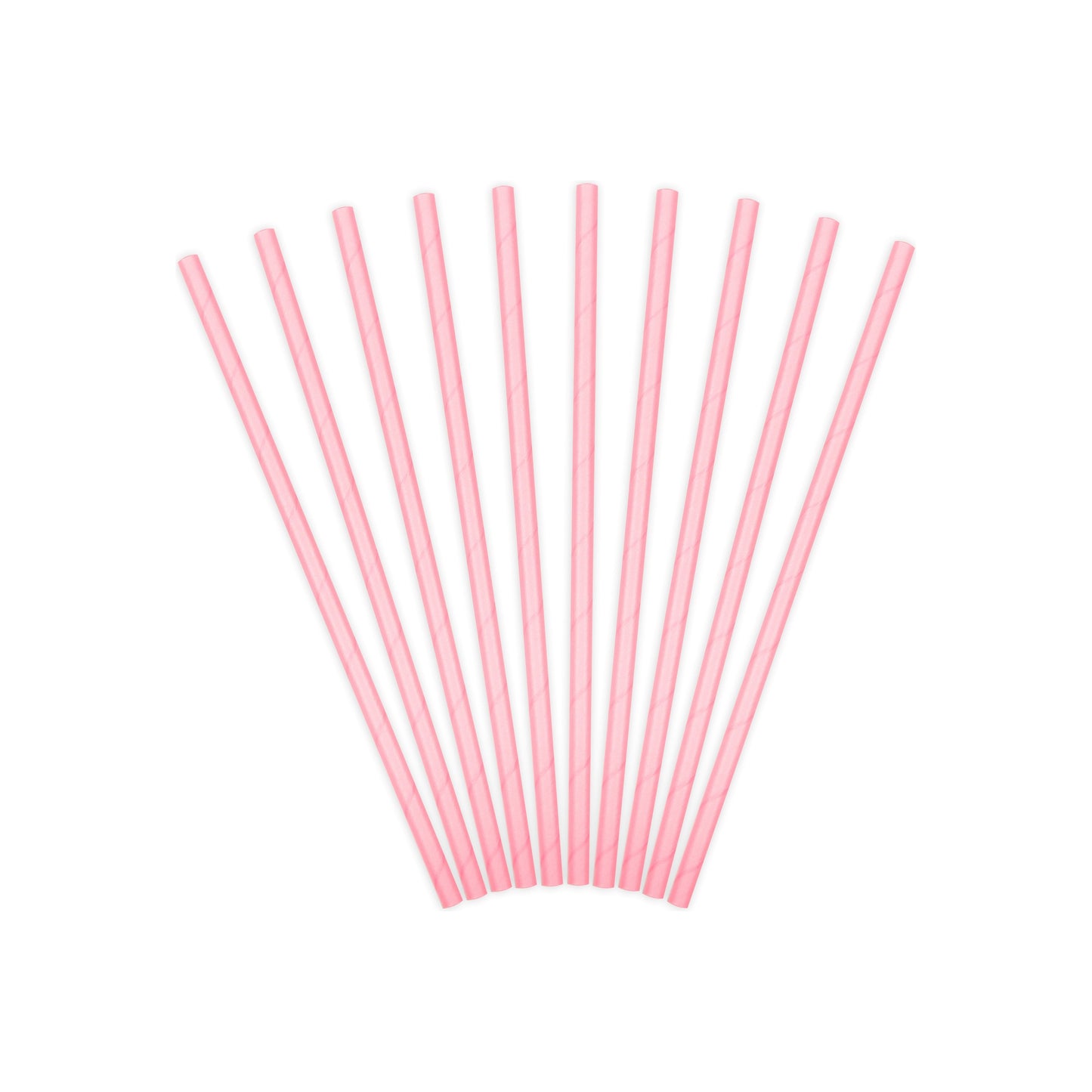 Pink Paper Straws