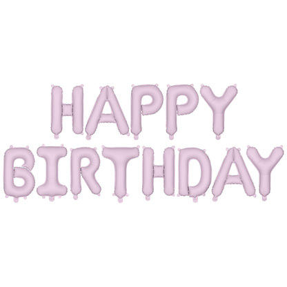 Purple Happy Birthday Foil Balloon