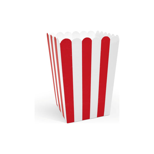Red Striped Snack Boxes