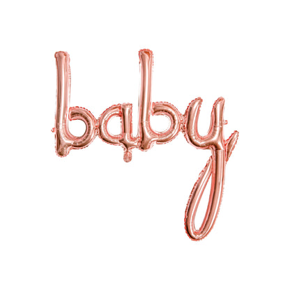 Rose Gold Baby Foil Balloon
