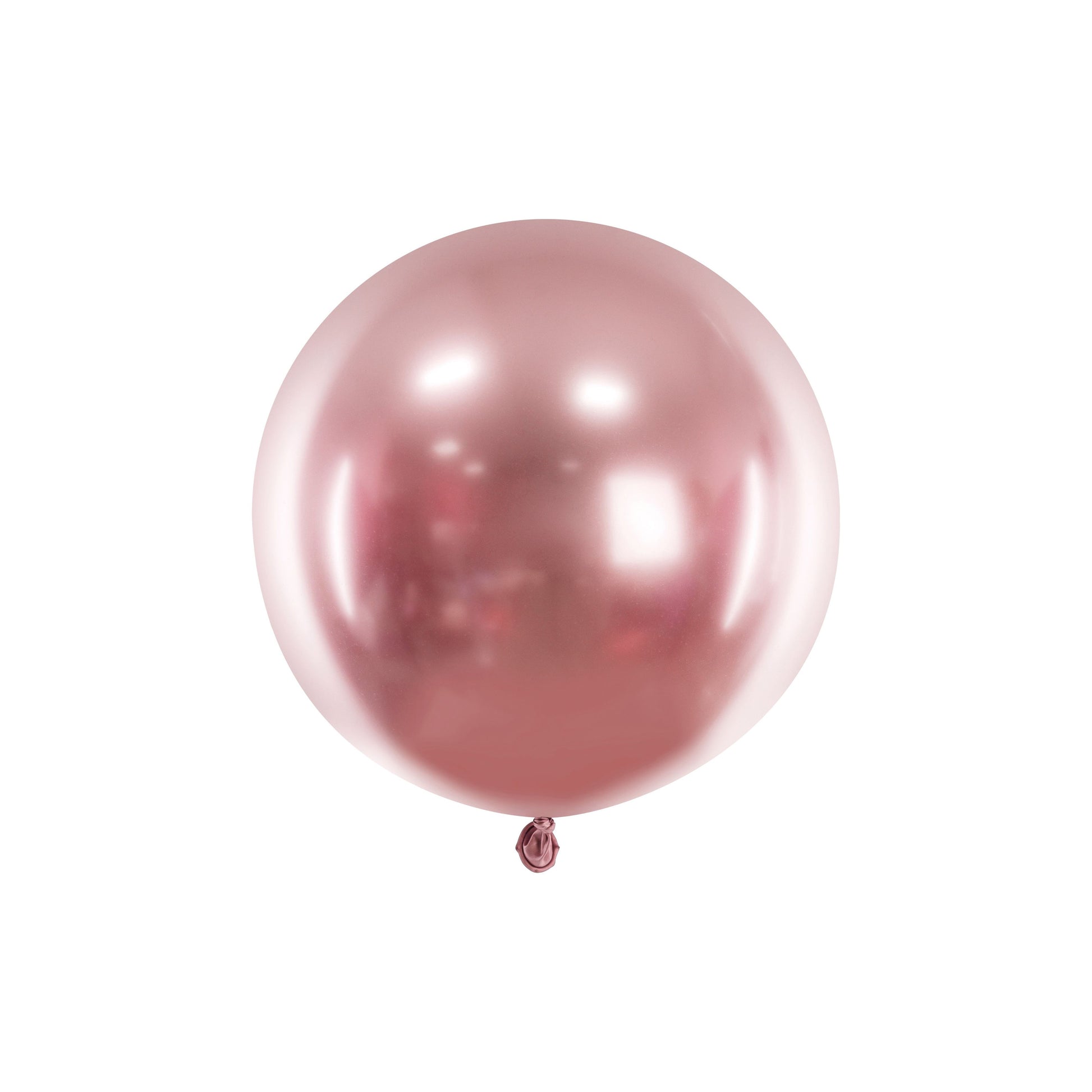 Rose gold round glossy balloon