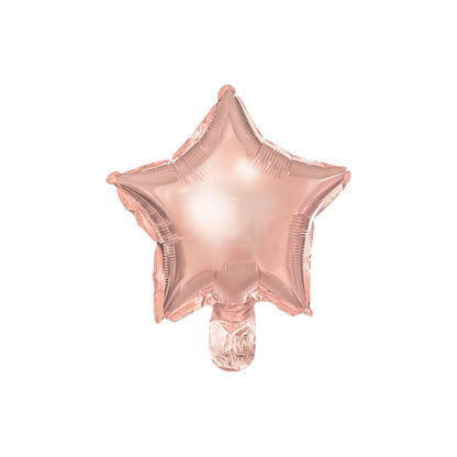 Rose Gold Star Balloon Set