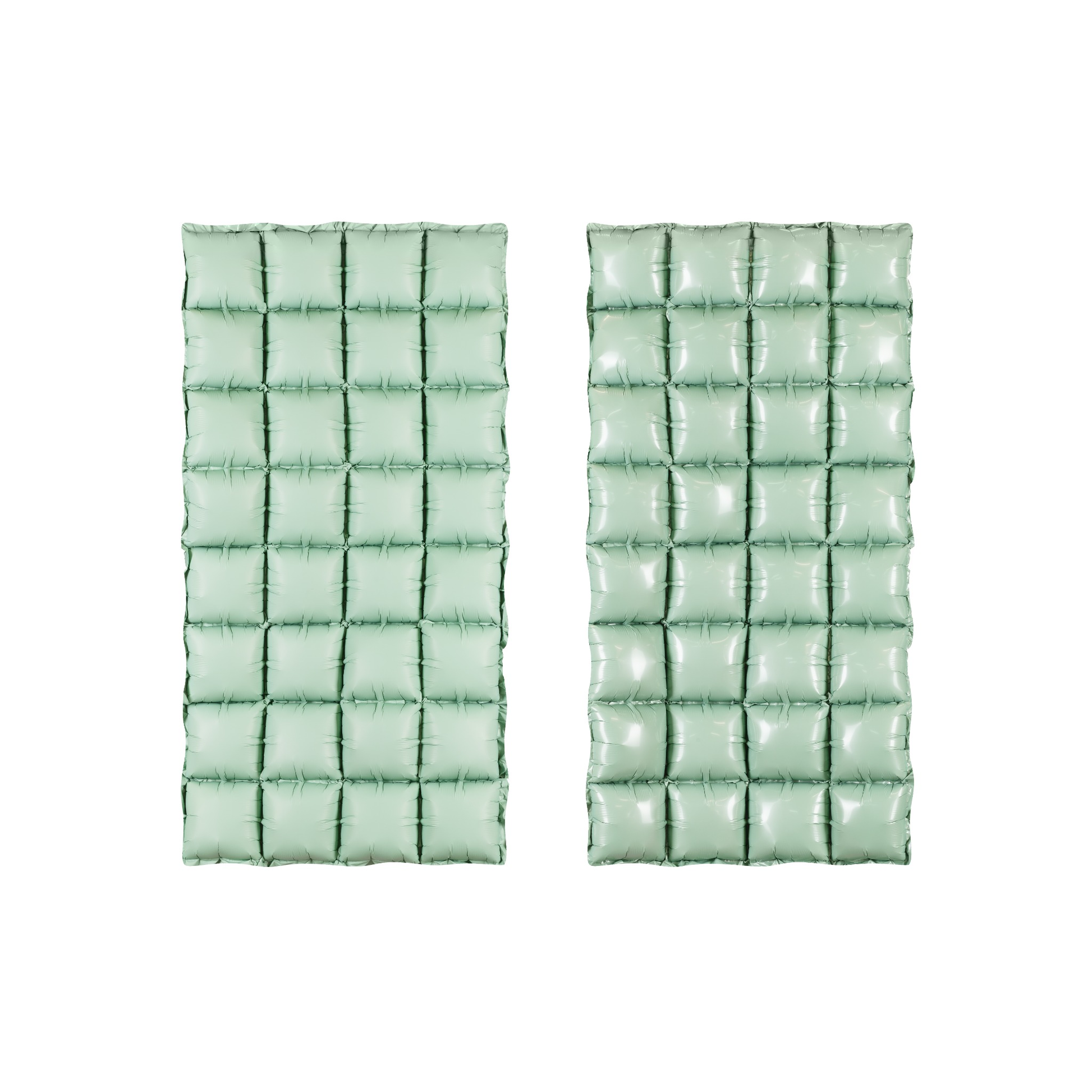 Sage Double-Sided Curtain Foil Balloon for kids birthday party