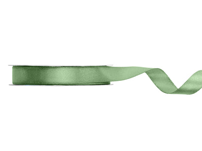 Green ribbon on a white background